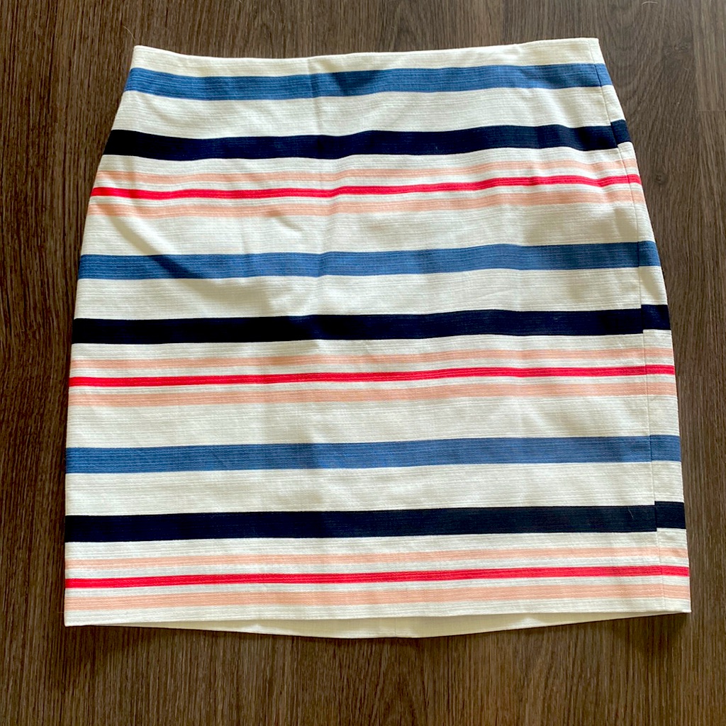 Nwt Ann Taylor Striped Skirt